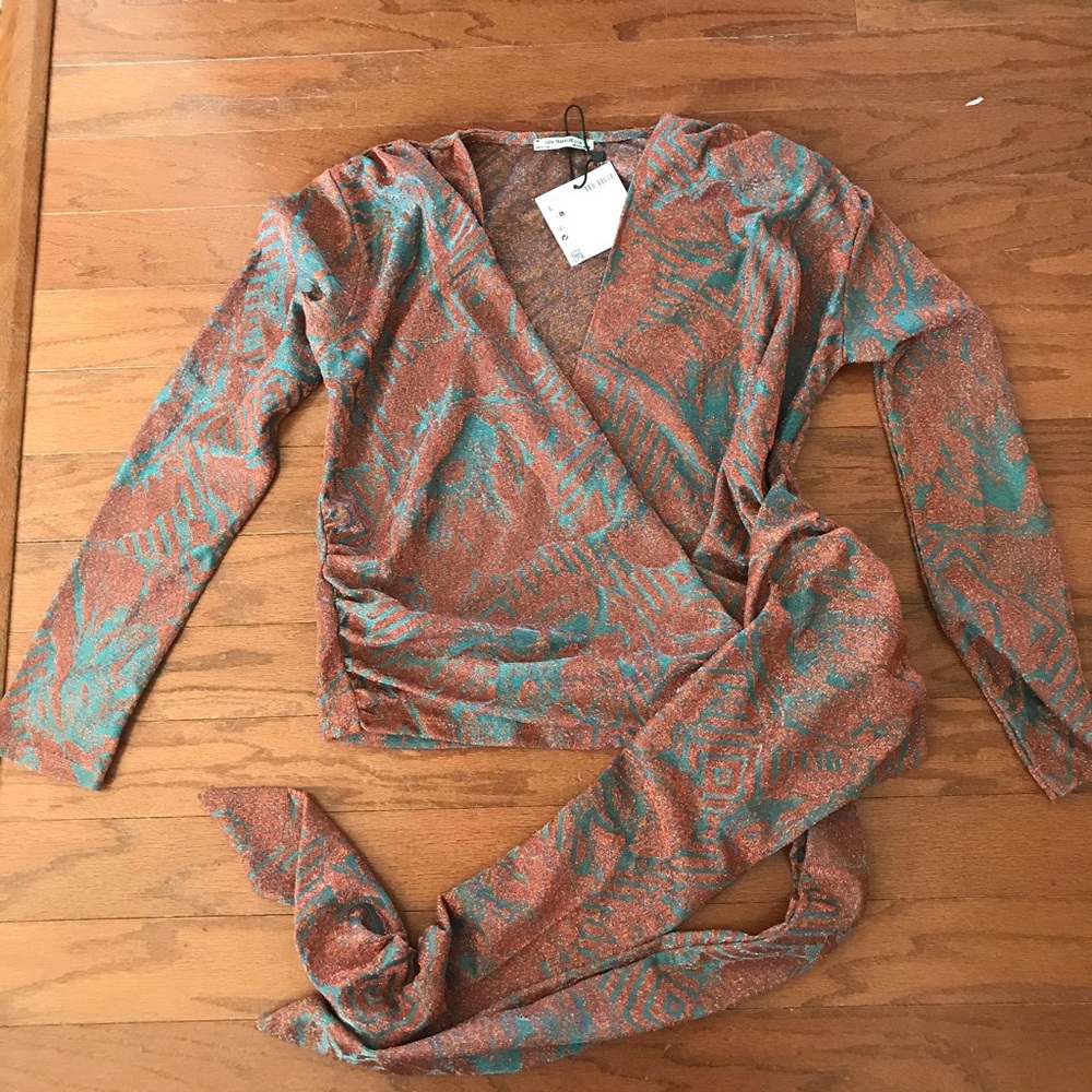 Zara Wrap Blouse